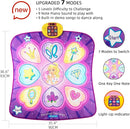 SUNLIN Dance Mat Toys for Girls Ages 3-10 | Dance Pad with LED Lights, Adjustable Volume, 9 Built-in Music, 7 Game Modes, 5 Challenge Levels | Christmas Birthday Gifts for 3 4 5 6 7 8+ Years Old Girl by TinyTreasures Baby Boutique