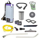 ProTeam GoFit 10 Commercial Backpack Vacuum with 107676 Blower Doors, 1.5 Inch Blower Tool and Hard Surface Tool w/Nylon & Horse Hair Blend Brush Tool Kit, Corded, 107800 + 107676, MegaVac Replacement by CozyNest Decor