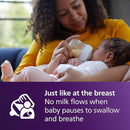 Philips Avent Natural Baby Bottle with Natural Response Nipple (Slow Flow, Flow 2), SCY900/91 by TinyTreasures Baby Boutique
