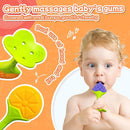 5 Packs Baby Teething Toys for Babies Over 3 Months, Food Grade Silicone Teething Mitten, Anti Dropping Wrist Hand Teethers Baby Chew Toys for Sucking Needs, BPA Free (Caramel) by TinyTreasures Baby Boutique