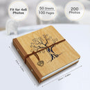 ZEEYUAN 4x6 Photo Album Small Holds 200 Pictures Life Tree 4x6 Family Photo Album,Grandma Gifts Mothers Day Gift for Mom from Daughter Son Fathers Day Gift for Dad by TinyTreasures Baby Boutique
