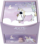 Girl Jewelry Box purple unicorn Tabletop Storage Box Little girl birthday christmas Gift kids jewelry box Organizer by TinyTreasures Baby Boutique