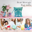 Waterproof Wet Bag for Swimsuit, Travel Beach Wet Dry Bag, Hidden Zipper Reusable Turtle Wet Bags, for Travel Beach Wet Swimsuits Toiletries Diapers Dirty Gym Clothes Laundry Bag by TinyTreasures Baby Boutique