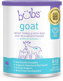 Bubs Whole Goat Milk Formula with Iron, Goat Milk-Based Powder, for Infants 0-12 Months, Made with Non-GMO Goat Milk, 20 oz by TinyTreasures Baby Boutique