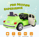 12V Kids Electric Car, Power Wheels with Remote Control, Ride on Car Toys with LED Light, 3 Speeds, Music, Green by TinyTreasures Baby Boutique