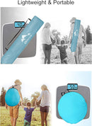 Oileus X-Large 4 Person Beach Tent Sun Shelter - Portable Sun Shade Instant Tent for Beach with Carrying Bag, Stakes, 6 Sand Pockets, Anti UV for Fishing Hiking Camping, Waterproof Windproof, Sky Blue by TinyTreasures Baby Boutique