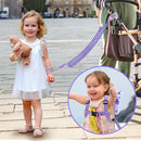 Accmor Toddler Harness Leash, 3 in 1 Cute Butterfly Kids Leash + Anti Lost Wrist Link for Outdoor Travel, Adorable Child Walking Harness Wristband Assistant Mini Strap Belt Protector for Baby Girls by TinyTreasures Baby Boutique