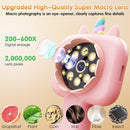 600X Portable Kids Microscope 2.4" Mini Handheld Digital Microscope for Kids - STEM Educational Science Kit Toys for Christmas Birthday Gifts Toys for 3 4 5 6 7 8 9 10 11 12 13 Year Old Girls by TinyTreasures Baby Boutique