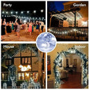 YoTelim Globe String Lights Battery Operated ，2 Pack 26.2FT 60 LED Cool White Water Proof Crystal Ball Outdoor String Lights with Remote Control for Home, Patio,Party, Christmas, Garden Decor by GreenHaven Gardens