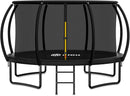 Gigu 10FT 12FT 14FT Recreational Trampolines with Enclosure Net and Ladder and Anti-Rust Coating, ASTM Approved Trampoline Outdoor for Kids and Adults Outdoor Yard Trampolines by TinyTreasures Baby Boutique