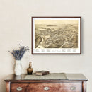 Vintage Map of Lancaster, New York 1892