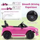 Costzon Ride on Car, 12V Licensed Ford Mustang Shelby GT500 Kids' Electric Vehicles w/Remote Control, USB Port, Radio, Music, Player, High Low Speed & Soft Start, Racing Kids Car for Toddlers (Pink) by TinyTreasures Baby Boutique