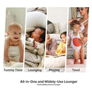 Deluxe Infant Lounger, Baby Nest Cover for Baby Girls & Boys, Newborn Essentials for Baby 0-12 Months, 100% Cotton (Gingerbread) by TinyTreasures Baby Boutique