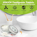 200 Pcs Toothpaste Tablets - Nano Hydroxyapatite Natural Whitening, Reduce Sensitivity,Fluoride & Plastic Free, Eco Friendly & Travel Mouthwash Tablets by CozyNest Decor
