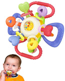 Baby Montessori Sensory Teething Toy – Safe, Multi-Functional BPA-Free Silicone Teether Toy for Babies 0-12 Months – Vibrant Rattle for Teething Relief & Fun Play – Perfect Baby Toys for Boys & Girls by TinyTreasures Baby Boutique
