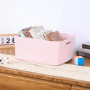 Large Storage Baskets for Organizing, Closet Shelf Baskets for Clothes Blanket Towels, Baby Nursery, Toy Bins Box, Woven Rope Baskets, 17 x 13 x 7.5”, 4 Packs Light Pink by TinyTreasures Baby Boutique