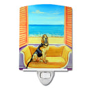 Bloodhound Couch Sitting Ceramic Night Light 7191CNL