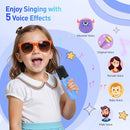 Mini Karaoke Machine for Kids Adults: Portable Bluetooth Karaoke Speaker with 2 Wireless Microphones, Karaoke Gifts for Girls Boys Ages 4-12+ Years Old Christmas Birthday Home Party(Navy Blue) by TinyTreasures Baby Boutique