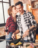 Multifunction Spatula Spoon for Nonstick Cookwares, Great for Cooking and Serving, Sturdy BPA-Free Matte Silicone, Wood Handle Spatula for Mixing, Scoop, and Scrape, Black(2 pack,11.4" & 13.4") by CozyNest Decor