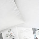 CaliTime Throw Pillow Covers Decorative 20 X 26 Inches Pack of 2 Cozy Chenille Standard Pillow Shams Cases for Couch Sofa Bed Living Room Home True White by CozyNest Decor