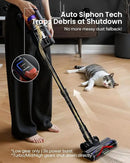Cordless Vacuum Cleaner for Home, Upgraded 60Kpa Powerful Suction Pet Hair Vacuum with 70min Runtime, Green LED Light for Hardwood Floors & Carpet, Self-Standing Rechargeable Stick Vacuum by CozyNest Decor