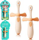 Kids Toothbrushes 2 Pack,Soft Bristle Toothbrushes for Baby 1-3 Years Old Cute Dinosaur Toothbrush for Toddlers Baby's First Training Toothbrush Anti-Strike Throat Not Easy to Shed Bristles by TinyTreasures Baby Boutique