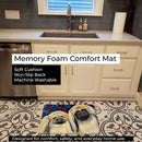 What a pair of Pekingese Memory Foam Kitchen Mat Machine Washable Anti-Fatigue Cushion Comfort Bath or Kitchen Rug