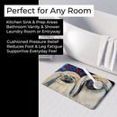 What a pair of Pekingese Memory Foam Kitchen Mat Machine Washable Anti-Fatigue Cushion Comfort Bath or Kitchen Rug