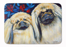 What a pair of Pekingese Memory Foam Kitchen Mat Machine Washable Anti-Fatigue Cushion Comfort Bath or Kitchen Rug