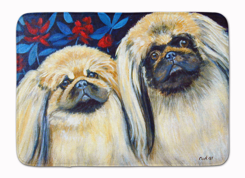 What a pair of Pekingese Machine Washable Memory Foam Mat 7193RUG