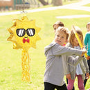 WERNNSAI Sun Pinata-Sunshine Party Decorations pull string Sun Pinata with Blindfold and Bat for Girls Kids Sun Brithday Baby Shower Summer Party Game Supplies by TinyTreasures Baby Boutique