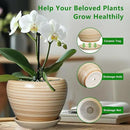 Ceramic Pot for Plant 10 Inch - Planter for Outdoor Plants Indoor Plant Pot with Drainage Hole Large Planter Round Flower Pot for House Patio Garden Yellow by GreenHaven Gardens