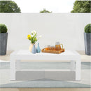 Modern Rectangle Outdoor Coffee Table by HouseOfZazla