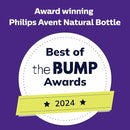 Philips Avent Natural Baby Bottles with Natural Response Nipples (Slow Flow, Flow 2), 4oz, 4-Pack, SCY900/04 by TinyTreasures Baby Boutique