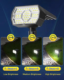 Kaxiida Solar Lights Outdoor Waterproof IP68, 3 Lighting Models Solar Powered Spot Lights Outdoor, 56LED Dusk to Dawn for Yard Patio Garden Pathway Landscape Lighting by GreenHaven Gardens