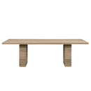 95-Inch Dining Table in Light Ash