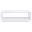 Fletcher - 2 Piece Coffee And End Table Set - Gloss White