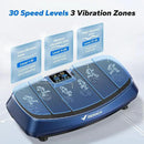 MERACH Vibration Plate Exercise Machine, 3D & 4D Vibration Plate with 2 Tension Ropes LED Display, Whole Body Vibration Platform for Women Men, Exercise Equipment for Home by CozyNest Decor