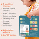 Cali's Books Twinkle Twinkle Little Star – USB-C Rechargeable Musical Book for 1-Year-Old | Sound Book for Toddlers 1-3 with Bedtime Lullabies – Nursery Rhymes Musical Book by TinyTreasures Baby Boutique
