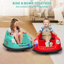 12V Bumper Car for Toddlers, Electric Toy Ride on Battery Car with Kids W/Parent Remote Control, 2-Speed, 360 Degree Spin, Music & LED Lights for Kids, Green by TinyTreasures Baby Boutique