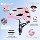OnBros Kids Bike Helmet - Bike Helmets for 5-14 Boys or Girls with Visor, Children Bicycle Helmet for Skateboard Mountain Scooter Road Cycling, Lightweight and Adjustable 50-57CM by TinyTreasures Baby Boutique