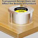 Clear Edge Protector,Safe Corner Protector, Anti-Sharp Edge Protector, for Furniture, Drawers, Tables, Cabinets 2inX6.56FT by TinyTreasures Baby Boutique