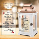 Memorial Lantern, Sympathy Gifts for Loss of Mom/Dad/Loved One, Bereavement Gifts, in Memory of Loved One Lantern,Celebration of Life, Memorial Gifts, Funeral Lantern,When Tomorrow Starts Without me by CozyNest Decor