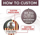 36inch Personalized Wind Chimes, Memorial Wind Chimes for US Veteran, Wind Chime for Loss of Loved Dad/Mom, Sympathy Memorial Gifts, Thank You Veteran Solider by CozyNest Decor