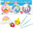 Ooly Air Dry Clay for Kids, 12 Colors Modeling Clay with 3 Shaping Tools, Play Dough Summer Craft Supplies - Creatibles by TinyTreasures Baby Boutique