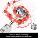 MegaWise Pro Titanium Reinforced 3-in-1 Immersion Hand Blender, Powerful Copper Motor with 80% Sharper Blades, 12-Speed Corded Blender, Including Dish Washer Safe Whisk and Milk Frother by TinyTreasures Baby Boutique