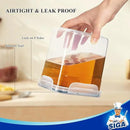 MR.SIGA 16 Pack Airtight Food Storage Container Set, BPA Free Kitchen Pantry Organization, Kitchen Canisters for Cereal, Spaghetti, includes 24 Reusable Sticker Labels by CozyNest Decor