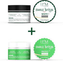 HM - Smile Kriya Ayurvedic Toothpowder Duo (Pack of 2) | Whitens Teeth Naturally, Remineralizes Enamel, Strengthens Gums & Freshens Breath | Activated Charcoal & NanoHydroxyapatite | 1.76 oz X 2 by CozyNest Decor