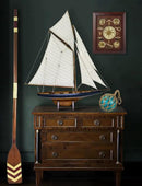 SAILINGSTORY Nautical Wall Decor Knot Board Frame Maritime Decor Coastal Compass Decor by CozyNest Decor
