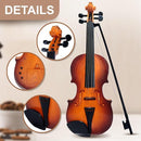 16 Inch Violin Toy for Kids, 4 Strings Violin Toys Musical Instruments for Children,Multifunctional Portable Electronic Instrument by TinyTreasures Baby Boutique